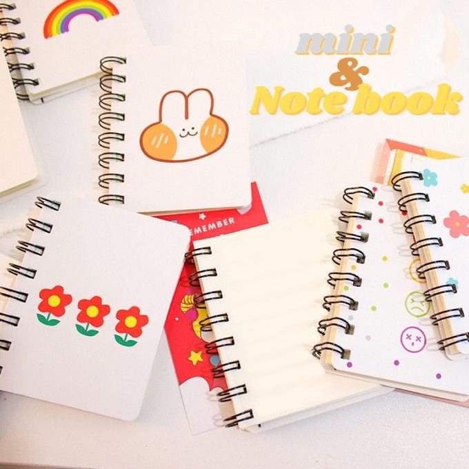 メモ帳 メモ用紙 メモ 無地 ノート ミニノート リングノート 白 文房具 ミニ かわいいプチプラ ギフト プレゼント ノベルティ お返し hmp-078