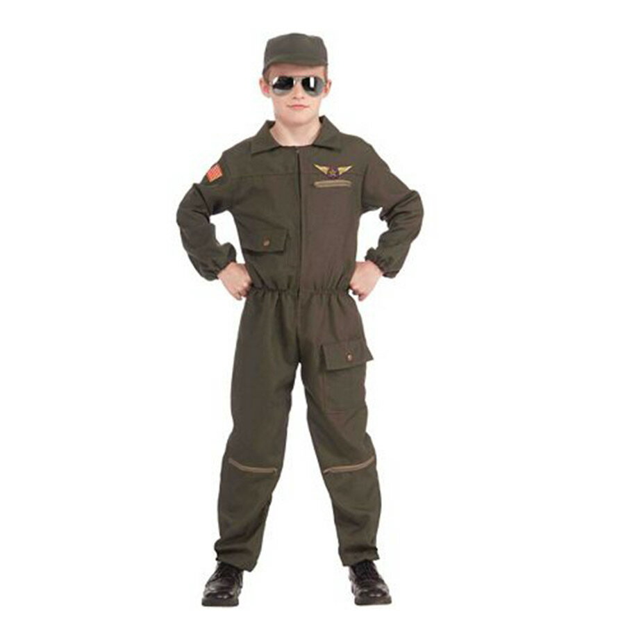ハロウィン ミリタリー 衣装 コスチューム ミリタリージャケット 戦闘機 パイロット 兵士 子供用コスチューム