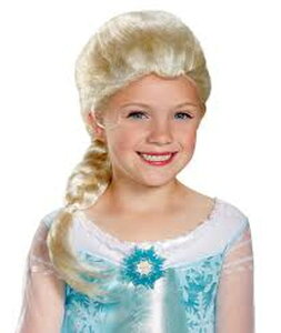 ディズニー コスチューム 子供 アナと雪の女王 グッズ ウィッグ エルサ ブロンド 金髪 公式 プリンセス