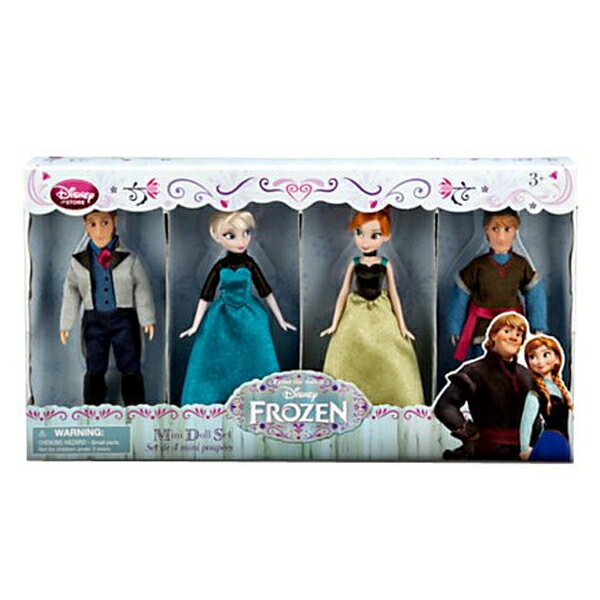 【楽天市場】ディズニー映画 アナと雪の女王 Frozen グッズ おもちゃ 人形 ミニドール4体セット アナ エルサ ハンス王子 クリストフ