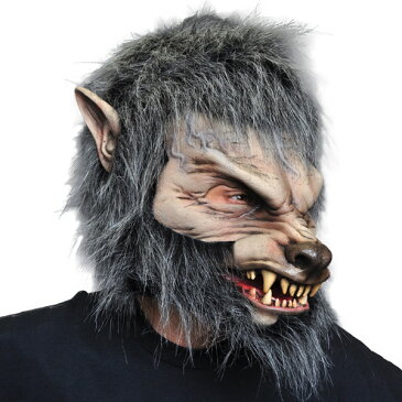 口が動く マスク 狼 オオカミ 動物 コスプレ 変装 仮装 仮面