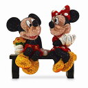 ミッキー マウス ＆ ミニー マウス 限定版 フィギュア インテリア 飾り スワロフスキー ストーン