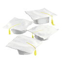 卒業式 スーツ セレモニー 帽子 角帽 白 12セット 卒業 グラデュエーション タッセル付き ホワイト 記念 劇 発表会