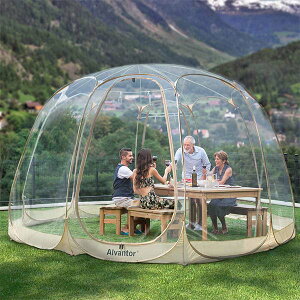 バブルテント｜テントの中から景色が楽しめる！庭に置けるバブルハウスのおすすめは？