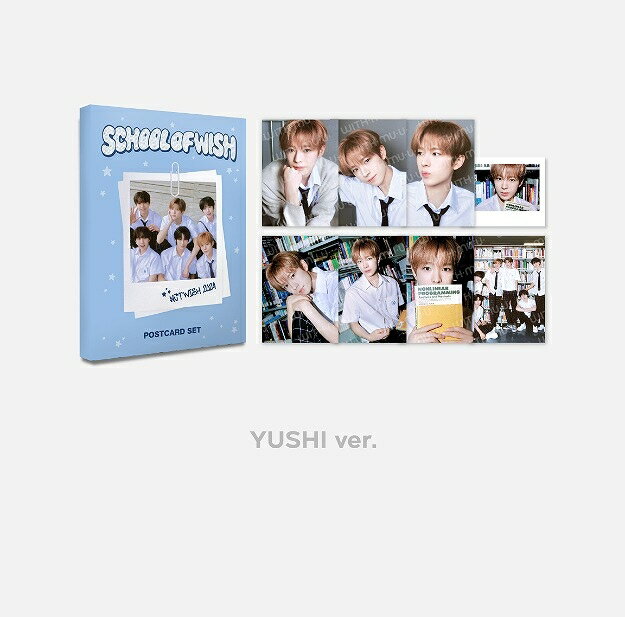 NCT WISH SCHOOL of WISH MD グッズ ポストカードセットSION(シオン)／RIKU(リク)／YUSHI(ユウシ)／JAEHEE(ジェヒ)／RYO(リョウ)／SAKUYA(サクヤ) エヌシーティーウィッシュ K-POP【アニメイト公式】【430】 3