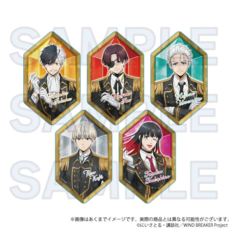 Rakuten - 【BOX販売】WIND BREAKER グッズ トレーディングホログラムアクリルカード 騎士ver. 【1SET5個入】【アニメイト公式】【402】