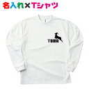 名入れ オリジナルTシャツ お試しでシンプルですが可愛い仕上がりのお名前入り長袖Tシャツをぜひ!親子兄弟でリンクコーデ・ペアルック 出産祝いやお誕生日プレゼント...
