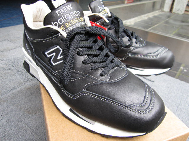 new balance(ニューバランス)M1500UK【Made in U.Kの限定モデル】大人のブラックレザー、お薦めモデル!【Made in U.K/限定モデル/送料無料】