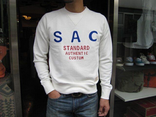 期間限定セール!SMART SPICE(スマートスパイス)S.A.C PRINT CREW SWEAT(プリントクルースウェット)【2色展開(OFF WHITE,H.GREY)】【新作プリントクルースウェット】送料無料　あす楽対応