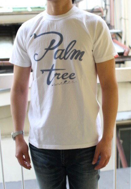 SMART SPICE(スマートスパイス)PALM TREE TEE【首の伸びない丈夫な日本製7ozTシャツ】【米綿を和歌山の織り機で肉厚7ozに紡績】丈夫 日本製 丸胴ボディ メンズTシャツ レディースTシャツ ユニセックス あす楽対応 送料無料