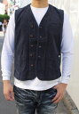 CONTRIVANCE(コントライバンス)STRETCH CORDUROY VEST IN PAISLEY(ストレッチコーデュロイ ベスト ペイズリー柄)TシャツやロングTEEに良く合うベスト日本製 ハンドメイド ベスト ユニセックス2色展開OLIVE,BLACK新作 送料無料 あす楽対応