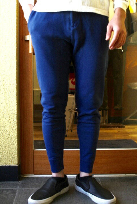 限定セール!SMART SPICE(スマートスパイス)INDIGO SWEAT TROUSERS PANTS(インディゴ染め スウェットトラウザースパンツ)【肉厚14.5ozコットン ヴィンテージフラットシーマ縫製】【INDIGO 送料無料】男女兼用　あす楽対応