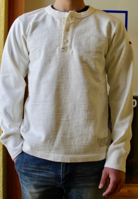 SMART SPICE スマートスパイスONI-SLUB HENLEY L/S TEE【超極厚な鬼スラブ生地】頑丈 丈夫 メンズロン..