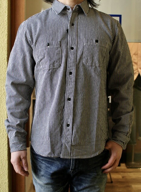 ACOUSTIC(ƥå)HICKORY WORK SHIRTS(ҥå꡼ )ץ&١å 󥺥ĥ...