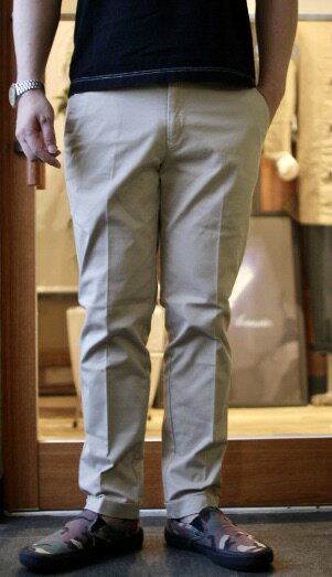 CONTRIVANCE(コントライバンス)SILKY STRETCH CHINO ANKLE TROUSERS (アンクル丈 ストレッチ シルキーチノ トラウザース )2023年新作チノパンツ送料無料 あす楽対応