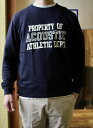 期間限定セール!ACOUSTIC(アコースティック)PROPERTY CREW SWEAT(ミニ裏毛 クルースウェット)【新作クルースエット 3色展開】【柔らかく上質な吊り編みスエット生地 頑丈トレーナー】最新作 特大サイズ(XXL)あり 男女兼用即日出荷 送料無料