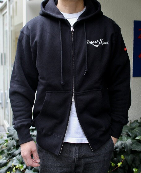 SMART SPICE(スマートスパイス)SHAKA 12.7oz HEAVYWEIGHT SWEAT ZIP HOODY(肉厚ヘビーウェイト スウェ..