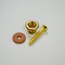 【バードランド】【ゴトー】GOTOH ストラップピン 3.6Φ ギブソンタイプ ブラス【ストラップピン】【ギターパーツ】【エレキベースパーツ】【ノンメッキ仕様】【単品売り】