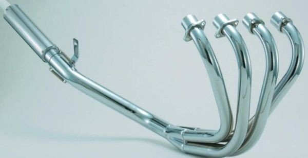 GSX400S刀　エルサウンド 4-1管　メッキ　マフラー【新品】国内生産