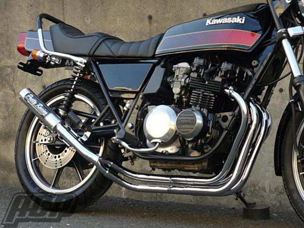 Rakuten - KAWASAKI Z400FX E4 プリティー製 改(タイプ2) 4-2-1 マフラー メッキ [Z400FX E4] カワサキ