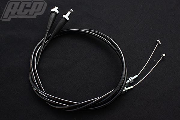 乐天商城 - HONDA CBX400F アクセルワイヤーセット STD ブラック [CBX400F] ACP ホンダ