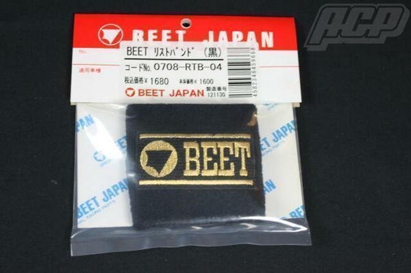 BEET 製 リストバンド （黒）新品　アクセサリー　beet　GS　CBX