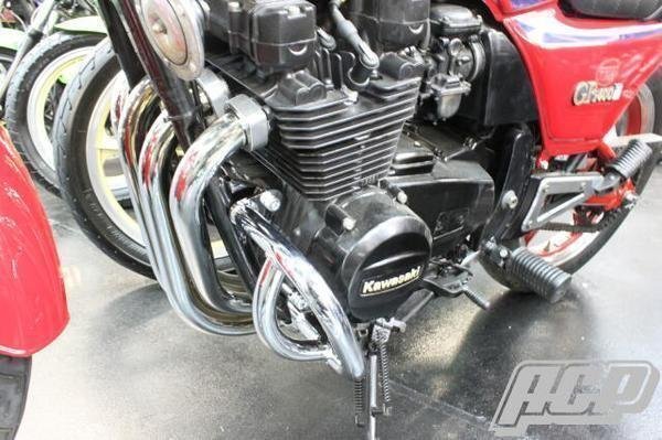 Rakuten - Z400GP用　極太メッキエンジンガード！新品
