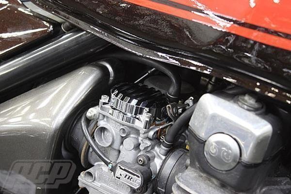 ゼファー400/χ ビレット キャブレター トップ カバー メッキ