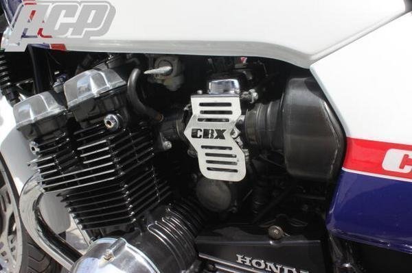 Rakuten - CBX400F ロゴ入り メッキ キャブサイド カバー cbx