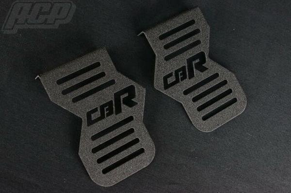 CBR400F ロゴ入り チヂミ塗装 キャブサイド カバー(黒)