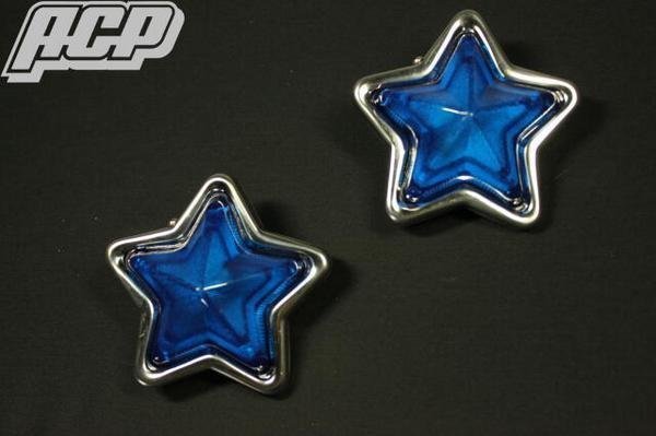 Rakuten - 汎用 星型マーカーランプ(ブルー)新品 アクセサリー