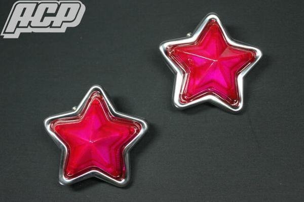 汎用 星型マーカーランプ(ピンク)新品 アクセサリー