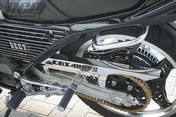 CBX400F用 ロゴ入り メッキチェーンケース！新品NC07