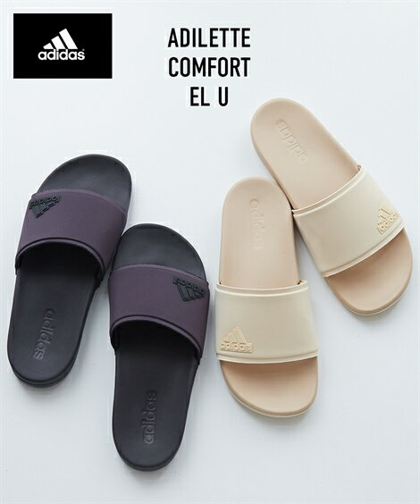   adidas ǥ ADILETTE COMFORT EL U ǥå ե EL ˥å  IF0891 IF8658 ( ̵)