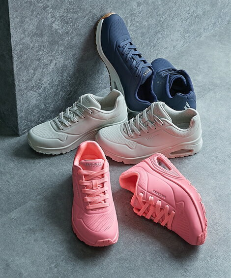 SKECHERS★UNO CHAOS★厚底★ピンク系 楽天市場】skechers uno neo pinkの通販