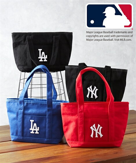 バッグ（鞄） MLB エムエルビー ミニトート ロゴ シンプル ピクニック 外出 小さ目 散歩 肩掛け 野球 ..