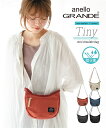 バッグ(鞄) anelloGRANDE アネログランデ アネロ anello コンパクト はっ水 Tiny タイニー ミニショルダー ショルダー (アクアカルダ)