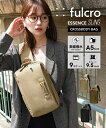 バッグ(鞄) fulcro フルクロ ESSENCE はっ水 多ポケット スリングボディバッグ ユニセックス オールシーズン スクエア型 ボディバッグ (アクアカルダ)