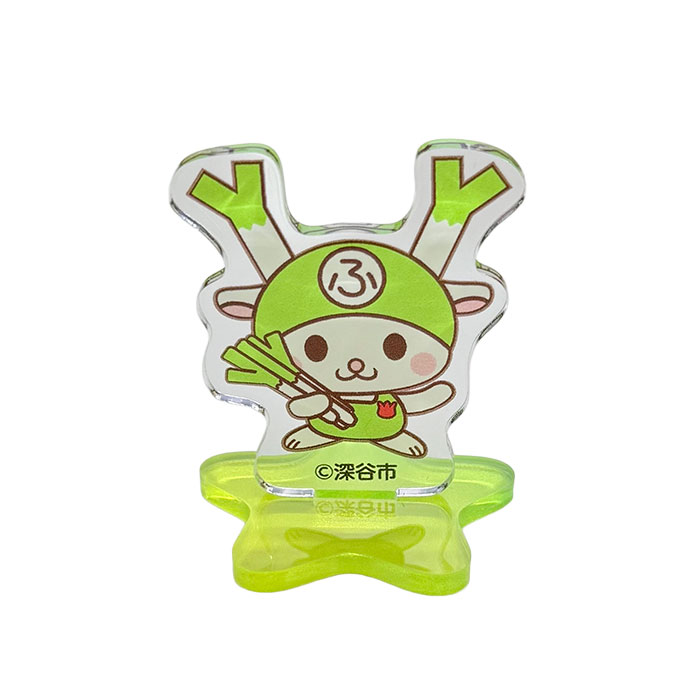 ふっかちゃん アクリルスタンド 黄緑 埼玉県 深谷市 ご当地キャラ デ...(3)
