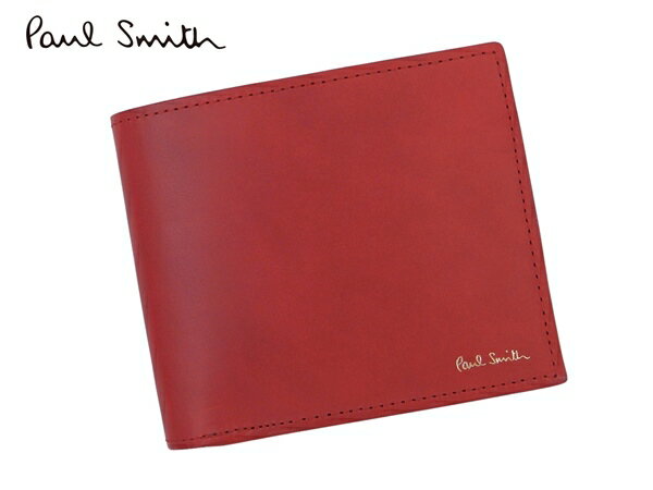 ポールスミス　Paul Smith　二つ折り財布無料ラッピング指定可　明日楽対応商品　ps0655　【　ギフト　プレゼント　ブランド　新作　牛革　メンズ　男性用　】