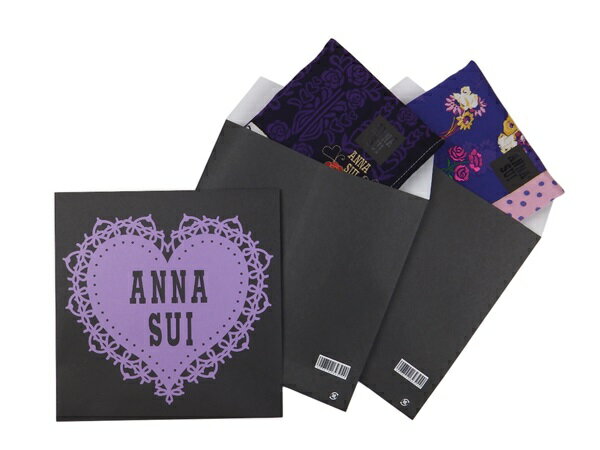 アナスイ　ANNA SUI専用パッケージ　単品ハンカチ同時購入限定　AS0000