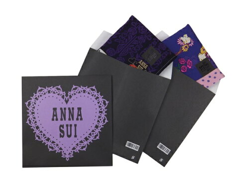 アナスイ　ANNA SUI専用パッケージ　単品ハンカチ同時購入限定　AS0000