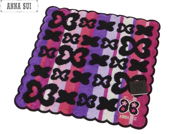 アナスイ　ANNA SUI　タオルハンカチ無料ラッピング指定可　明日楽対応商品　AS0217　【　ギフト　プレゼント　ブランド　定番　】