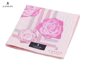 ランバン　LANVIN　シルク混素材大判ハンカチ無料ラッピング指定可　明日楽対応商品　LV029　 【　ギフト　プレゼント　ブランド　レディース　女性　】