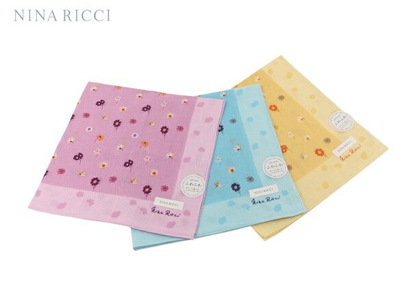 かわいいハンカチ（1000円程度） ニナ・リッチ　NINA RICCI　ハンカチ無料ラッピング指定可　明日楽対応商品　NR009　【　ギフト　プレゼント　ブランド　定番　】