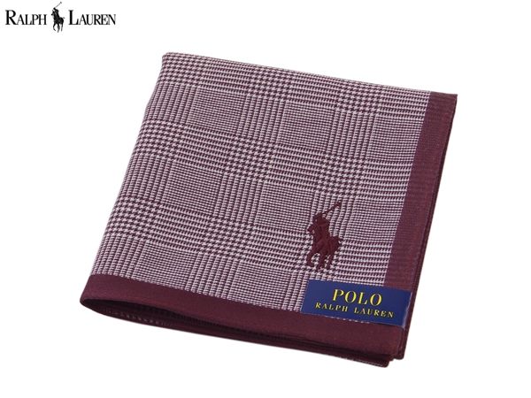 センスのいいメンズハンカチ ラルフローレン　RALPH LAUREN　ハンカチ無料ラッピング指定可　明日楽対応商品　RL0473　【　ギフト　プレゼント　ブランド　ポロ　POLO　】