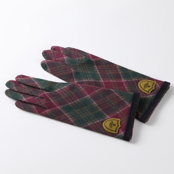 ヴィヴィアンウエストウッド　Vivienne Westwood　ウール混ジャージ手袋無料ラッピング指定可　明日楽対応商品　v5214