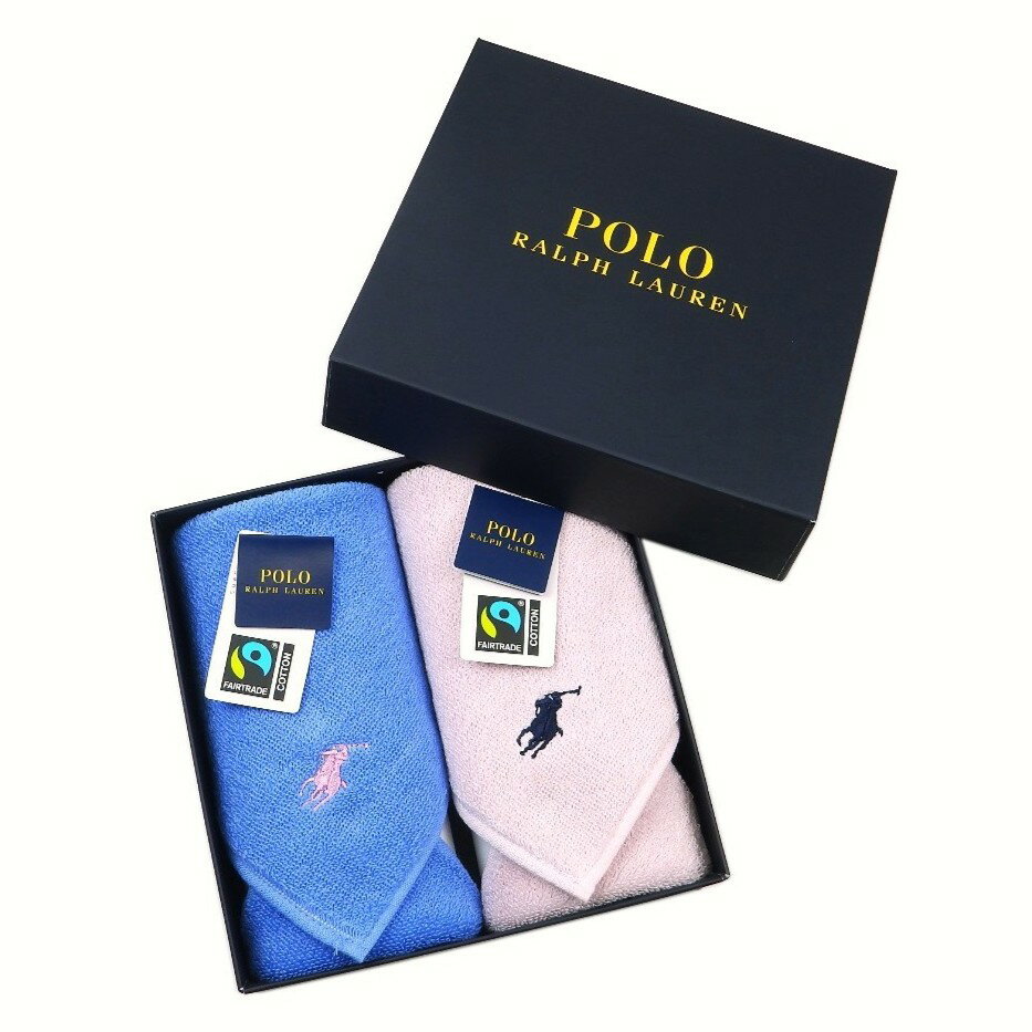 ポロ ラルフローレン タオルハンカチ タオル ハンカチ ギフト レディース POLO Ralph Lauren ポニー ハンドタオル 箱 BOX ボックス プレゼント ブランド ポニー チェック 女性 婦人 おしゃれ 綿 ポイント ホワイトデー 就職 卒業 贈答品 送別 入学 歓迎 お返し 母の日 2枚組