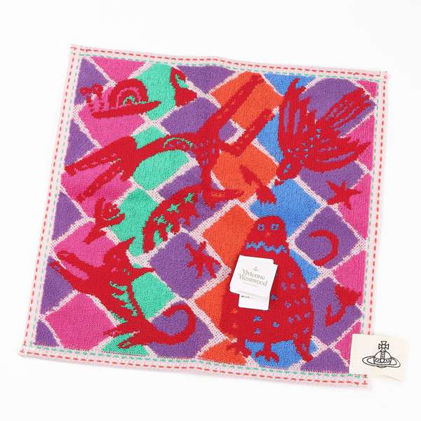 ヴィヴィアンウエストウッド　Vivienne Westwood　タオルハンカチ無料ラッピング指定可　明日楽対応商品　v5614【　ギフト　プレゼント　ブランド　定番　】