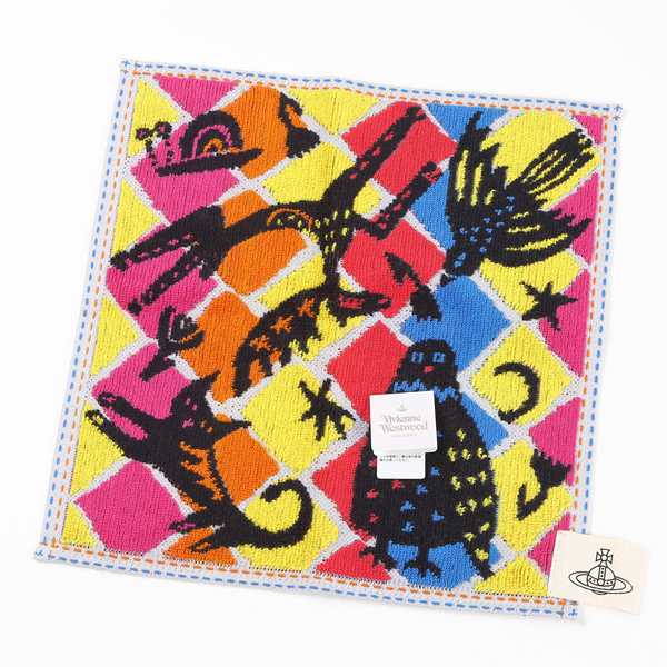 ヴィヴィアンウエストウッド　Vivienne Westwood　タオルハンカチ無料ラッピング指定可　明日楽対応商品　v5615【　ギフト　プレゼント　ブランド　定番　】